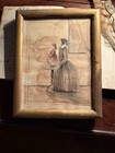 Original Early Look Art Antique Primitive Painting By Stacy 
