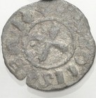 1152-1187 Ad Denier Raymond Iii Tripoli Medieval Silver Old Coin Crusaders 