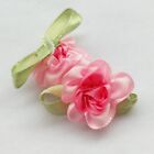 40 Pcs 2-tone Satin Ribbon Flowers Bows Appliques For Diy Craft Wedding