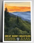 Great Smoky Mountains National Park Vintage-style Travel 12x18 Inch Poster