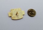 Vintage Miller Pride Beer Collector Lapel Pin Button 1 Inch Gold Toned Enamel