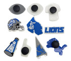 New 10 Piece Detroit Lions Themed Shoe Charms Football Team Shoe Charms Detroit