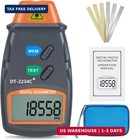 Professional Digital Laser Photo Tachometer Non Contact Rpm Tach