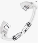 New   Replacement Leather Cord Band Fits Fitbit Alta - Alta Hr   White Or Black