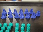 Monopoly Disney Edition 2001 Replacement Pieces Parts 13 Castles 36 Cottages