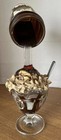 Frozen Moments Fake Food Ice Cream Sundae Bar Decor Fudge Advertising Prop Vtg