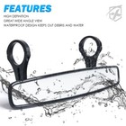 Rzr Utv Rear View Center Mirror W  1 75  Bar For Polaris Rzr 800 900 S xp 1000