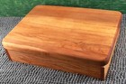 Vintage Farmhouse Refurbished Wood Cutting Board With 3 Section Hidden Drawer