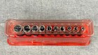 Snap On Tools 110stmdy 10 Pc 1 4  Drive 12-point Sae  Deep Socket Set Free S h