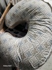 Boppy Luxe Feeding And Infant Support Pillow Unisex Sheep Tan  Gray 0-12mo New