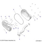 Polaris Clutch Cover Assembly  Inner  Genuine Oem Part 2636954  Qty 1