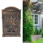 Rustic Mailbox Wall Mount Mailboxes Residential Letter Box Antique Vintage Style