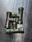 Lot Of 2 - Viega 90115 Megapress Tee  316 Stainless Steel  1  X 1  X 1  - Used