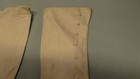Vintage Ladies Beige Leather Gloves Wrist Length Size 6 5