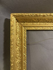 Antique Victorian Ornate Floral Decorated Gilt Carved Wood And Gesso Frame