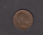 British India 1909  1 12 Anna  Edward Vii  Bronze Coin  Km  498