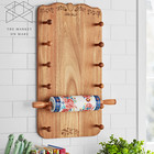 26-inch Ceramic French Rolling Pin And Dough Roller With Holder For Baking         