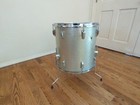 Vintage 1969 Ludwig Super Classic Silver Sparkle Floor Tom Keystone Outstanding 