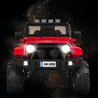12v Kids Ride-on Truck Car W  Remote Control   Led Lights - Red
