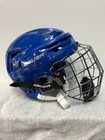 Bauer Re-akt 155 Combo Adult Medium Blue Helmet   Bauer 2-cage