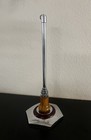 Vintage Art Deco Chrome Amber Bakelite Base Shoe Store Display Stand