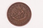 1854 Bank Of Upper Canada Half Penny Token Pc-5c1   mo-524