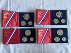 Lot Of 4 1776-1976-s Bicentennial 40  Silver 3-coin Proof Sets Ogp Case