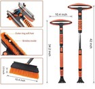 42   Ice Scraper And Extendable Snow Brush Emergency Snow Shovel Snow Broom 