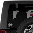 Sleep Token Symbol Car Window Decal Waterproof Vinyl Decal Sticker