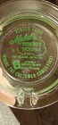 Vintage Mabels Whore House Las Vegas Glass Ashtray - 4  Green Pyro - Very Good