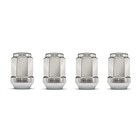  1907st-4 Chrome Stainless Steel Capped Acorn Lug Nut  4 Pack M12x1 50