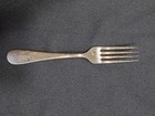 Antique Rocky Point Silver Plated Fork Utensil And Souvenir Photo