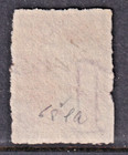 Tasmania - Scarce Qv 1d Carmine Oblique roulette 14-15 -  used   cv  2 400 