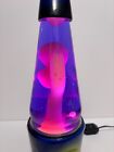 Vintage 2001 Lava Lite Model 5220 Icon Series Galactic Lamp - Purple   White