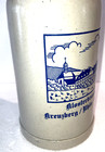 Vintage German Beer Stein Mug 1l Klosterbrauerei Hoernberg Stoneware Tankard