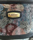 Vintage American Tourister Luggage Tapestry Makeup Train Case Carry Bag Boho