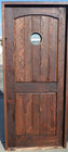 Rustic Reclaimed Lumbersquare Top Door Solid Wood Storybook Nautical Porthole