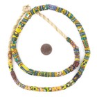Antique Venetian Millefiori African Trade Beads  10974 12mm Ghana Multicolor
