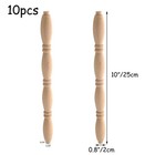Hevstil 10-pack 10  Wooden Baluster Spindles Unpainted Unfinished