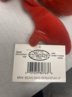 Little Mermaid Sebastian Crab Mini Bean Bag 8  Plush Stuffed Animal Disney Tag