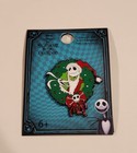 Loungefly Disney Nbc Jack Skellington   Zero Holiday Wreath Enamel Pin New