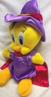 Wb Looney Tunes Halloween Tweety Bird As Witch 10  Bean Bag Stuffed Animal Toy