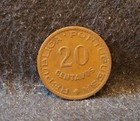 1962 Portuguese Angola  colony  20 Centavos  1-year Type  Km-78  an13 
