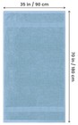 Utopia Towels Luxurious Jumbo Bath Sheet 2 Piece  600 Gsm  35 By 70 Inches    