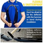  Shatterproof In-channel Window Deflectors For Kia Sorento For Sorento 21-26