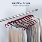 Velvet Hangers W  Clips 20 Piece Set Pants Skirts Suits Dresses   Shirts Notched