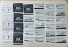 Disney Gift Card - Lot Of 30 Diff - 100th   50th Ann -collectible Only -no Value