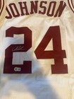 Joe Johnson Arkansas Razorbacks Signed Xl Jersey  beckett 
