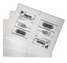 Premium Round Corner Shipping Labels 8 5 x5 5  Half Sheet Postage Self Adhesive