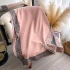 New Luxury Cashmere Plaid Leopard Scarf Women Winter Warm Pashmina Shawl Wrap Bu